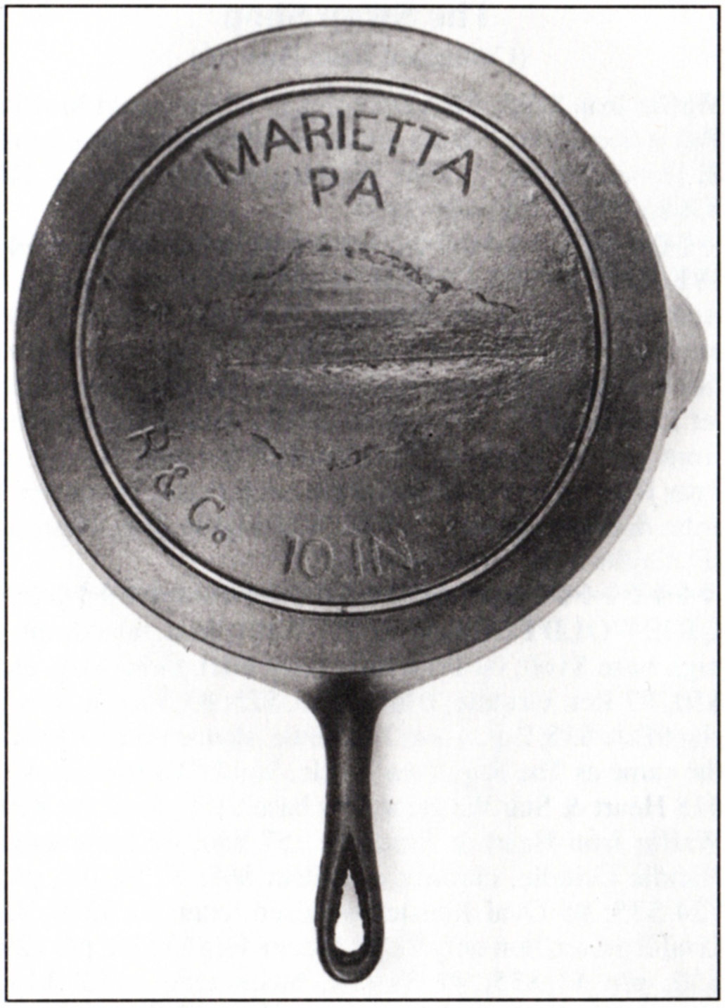 Rare Marietta 5 Cast Iron Sauce Pot 